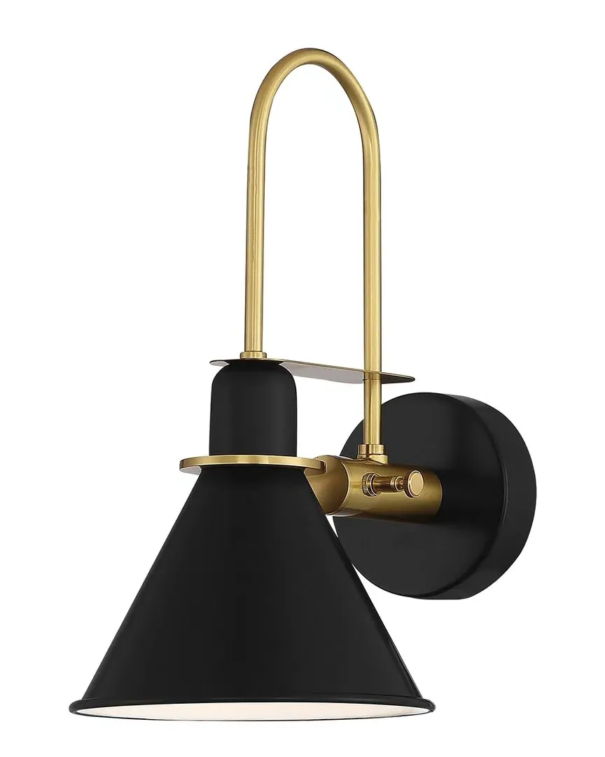 Medford 1 Light Wall Mount - Black, Iron image