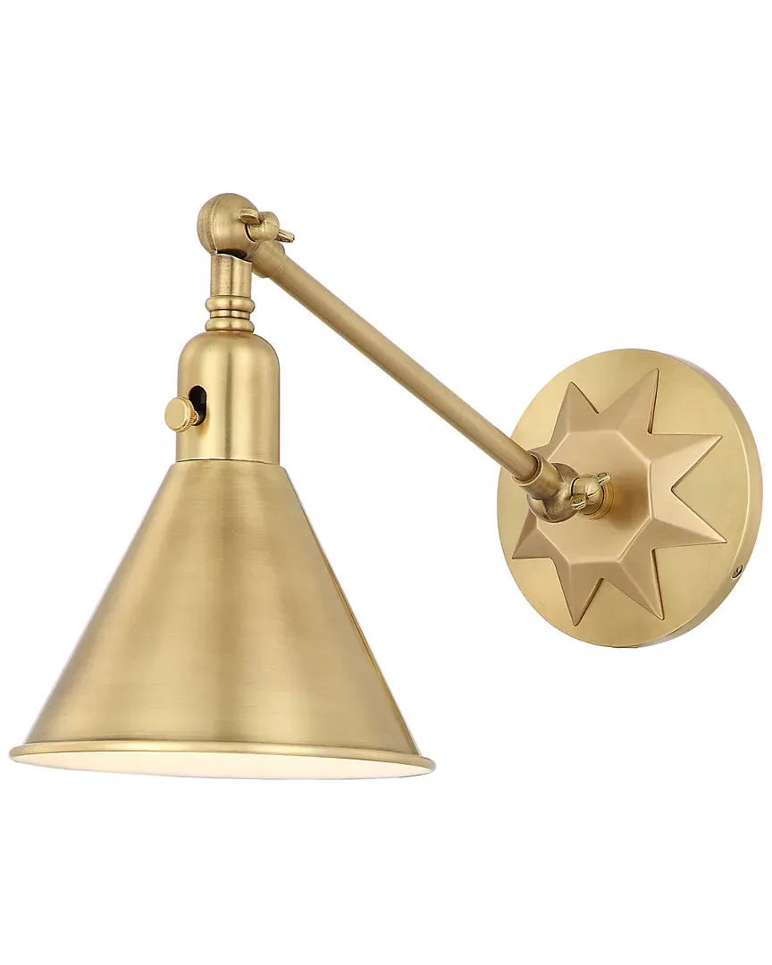 Morgan 1-Light Wall Sconce - Aged Brass, Steel image