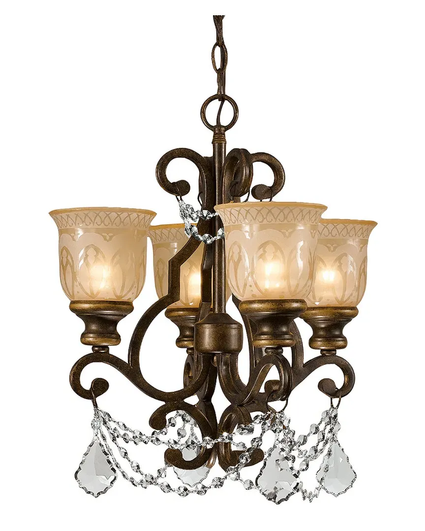 Norwalk 4-Light Chandelier - Bronze Umber, Wrought Iron image