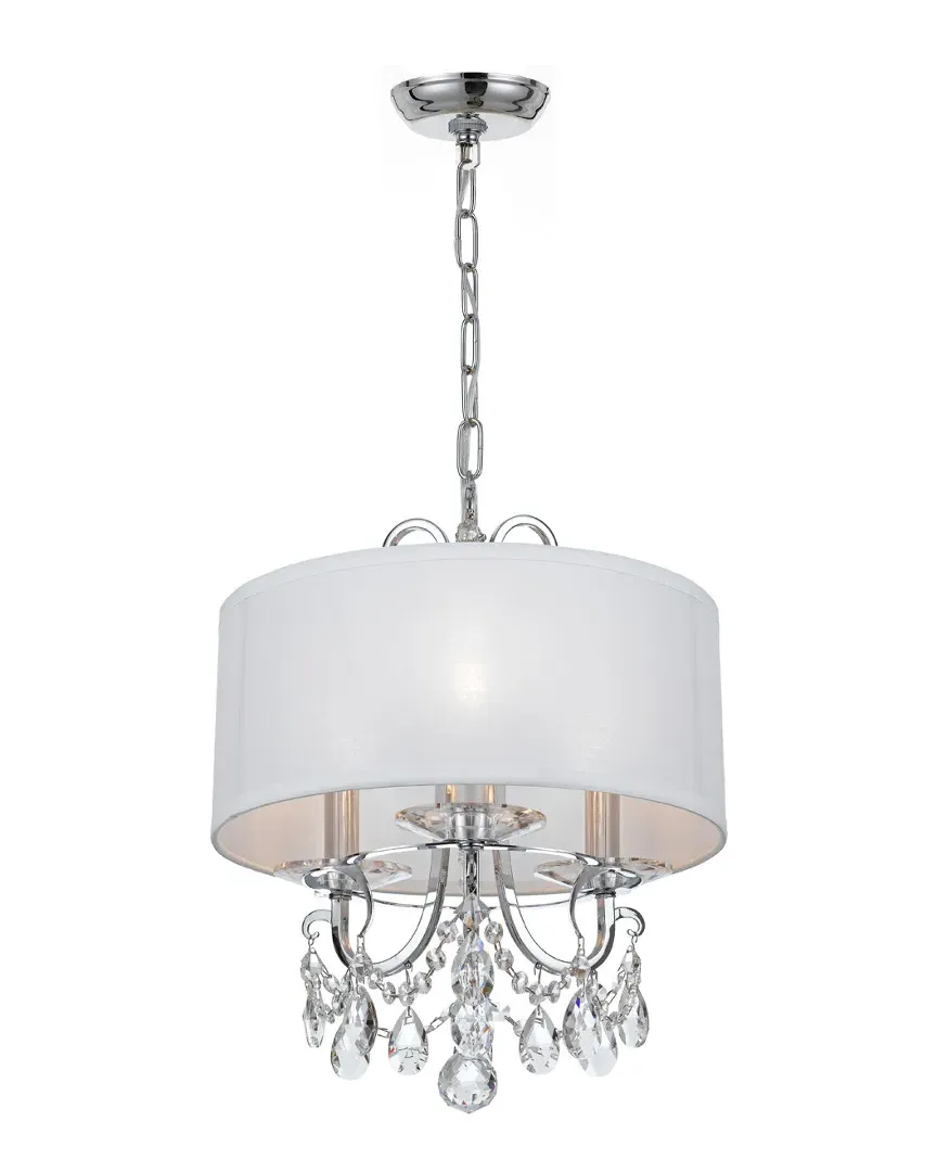 Othello 3-Light Mini Chandelier Steel Crystal - Chrome