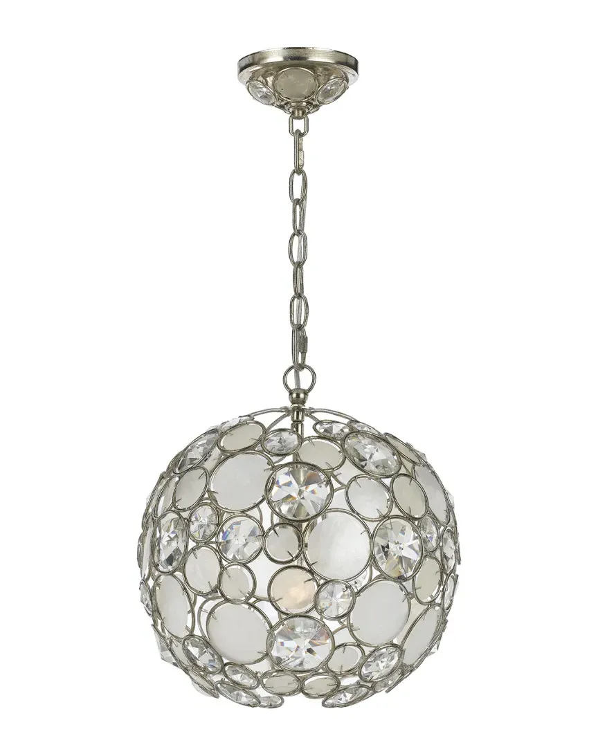 Palla 1-Light Mini Chandelier - Antique Silver