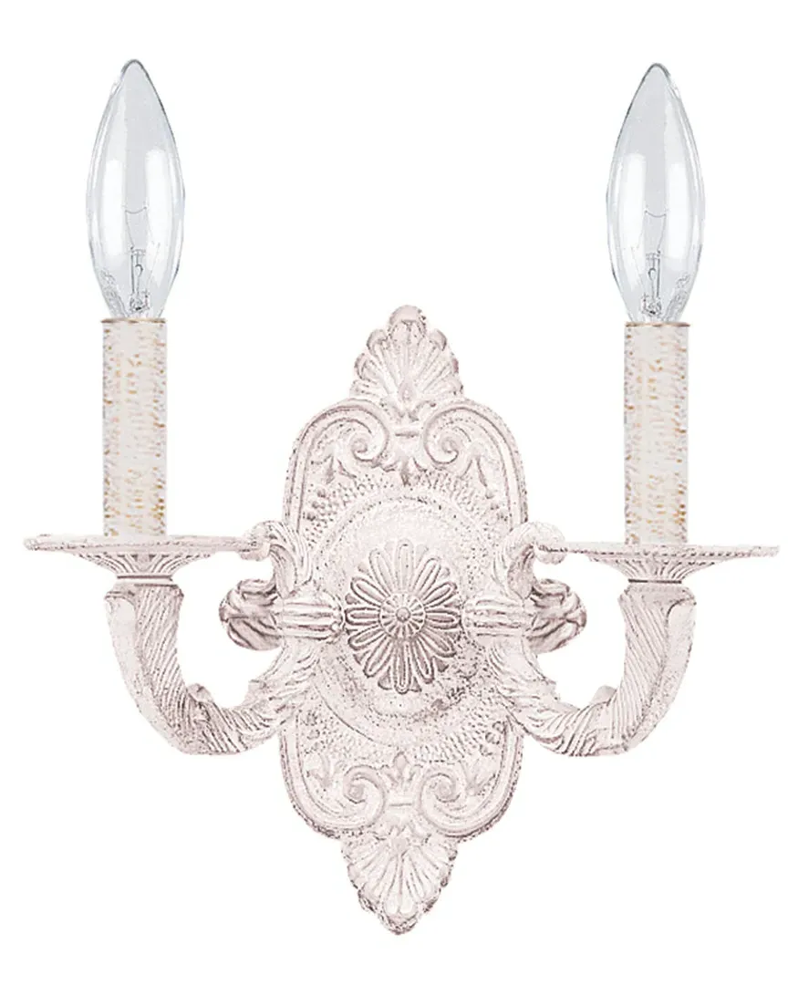 Paris Market 2-Light Sconce - Antique White