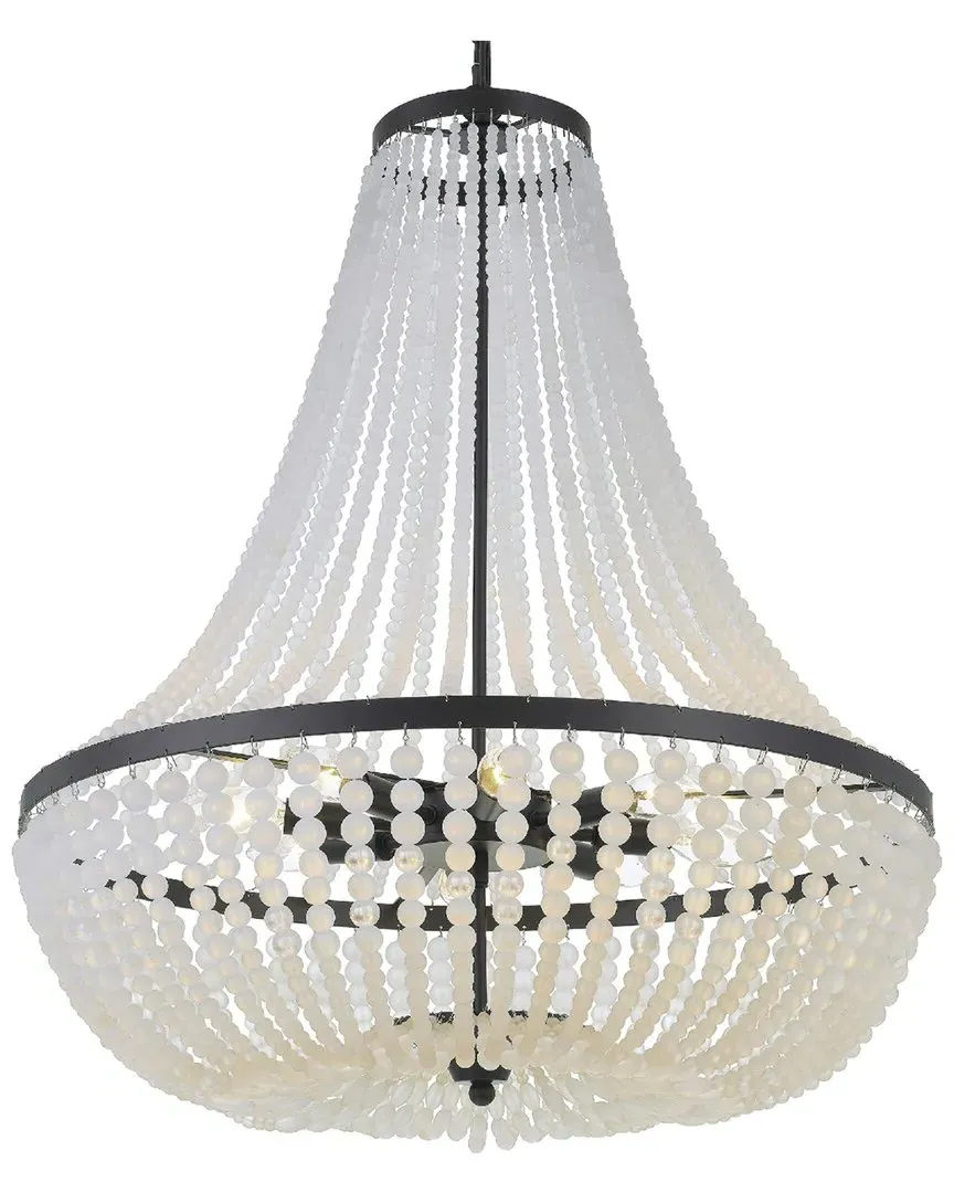 Rylee 8-Light Chandelier - Black, Metal
