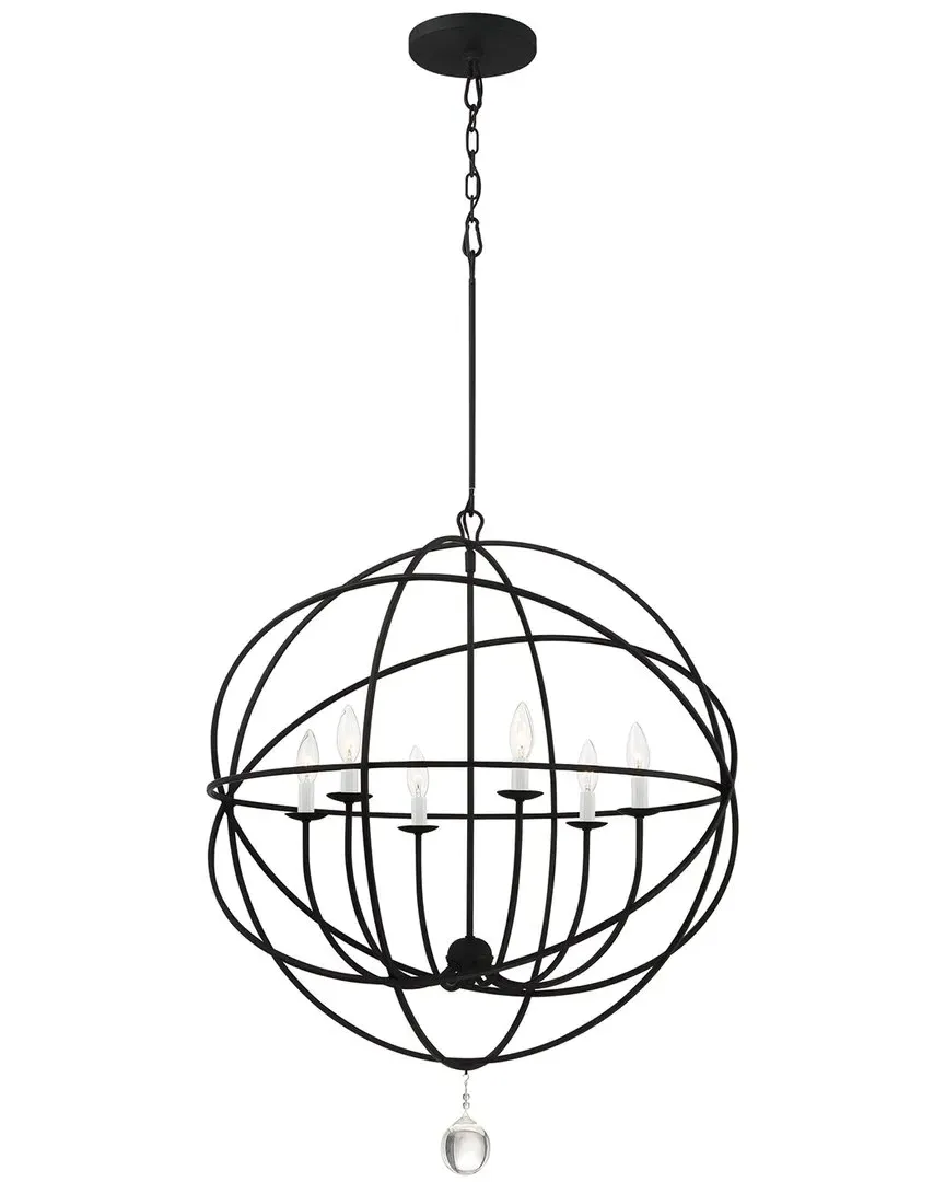 Solaris 6-Light Chandelier - Black image
