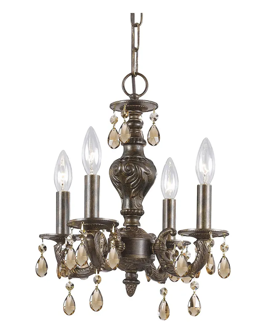Sutton 4-Light Chandelier - Venetian Bronze, Wrought Iron image