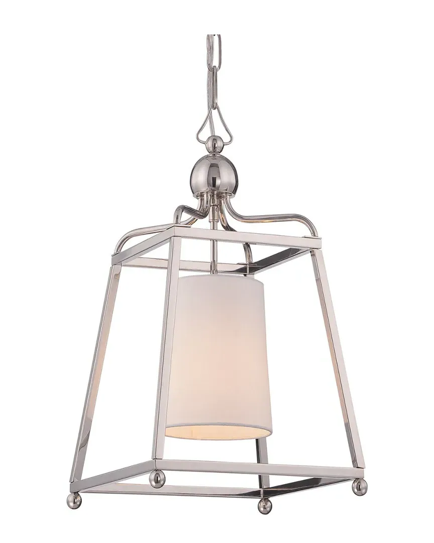 Sylvan 1-Light Pendant - Polished Nickel, Steel image