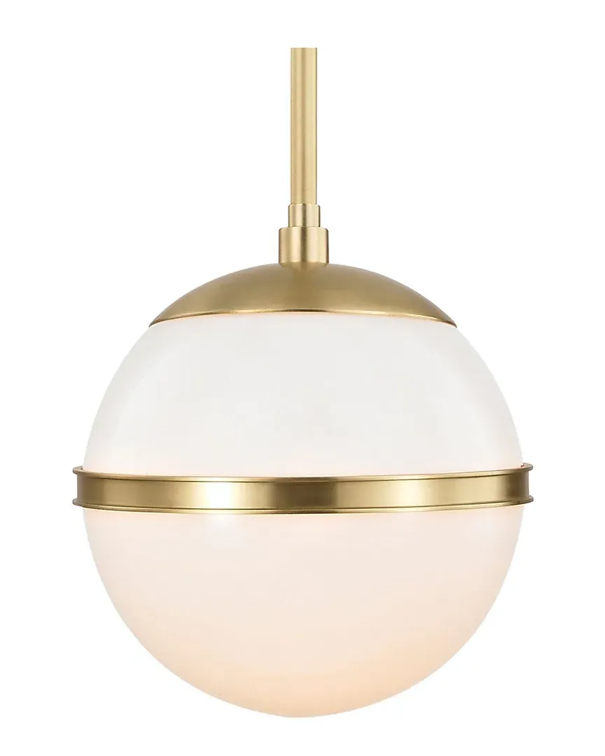 Truax 1-Light Chandelier - Aged Brass, Glass image