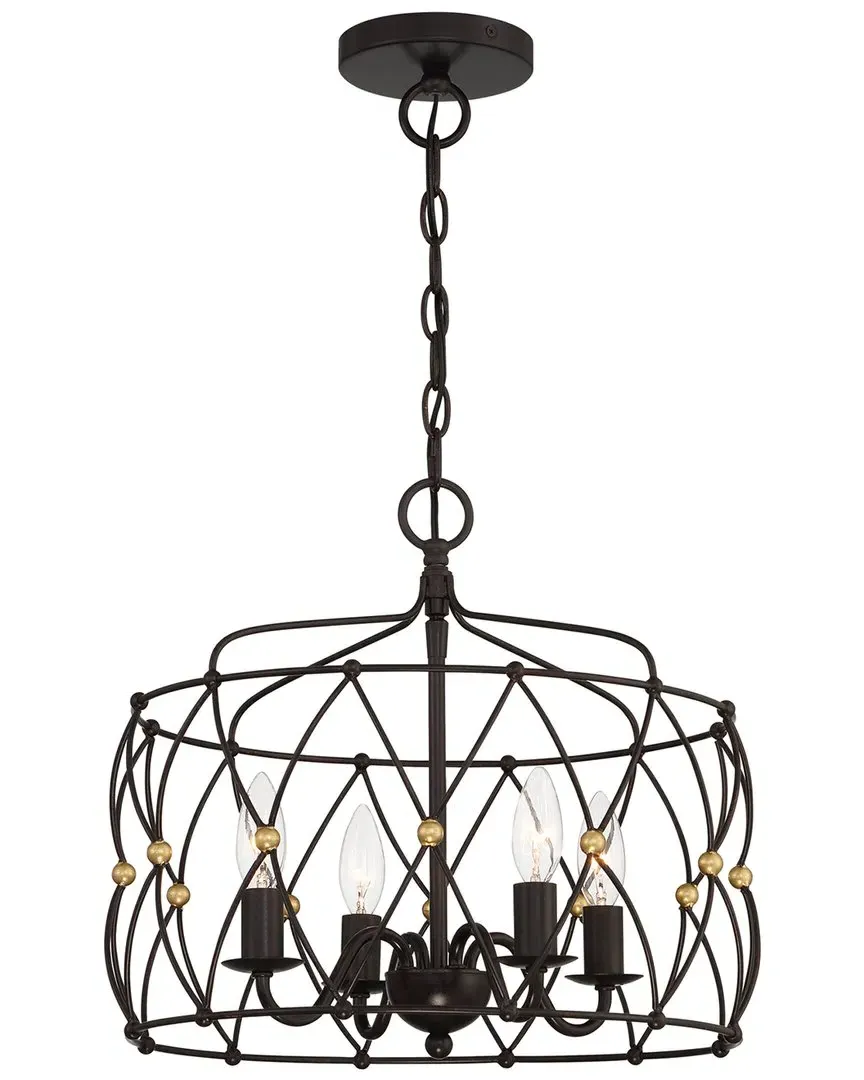 Zucca 4 Light Lantern - English Bronze