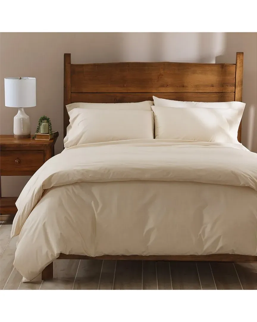 Katahdin Organic Percale Comforter Cover - Natural, Cotton image