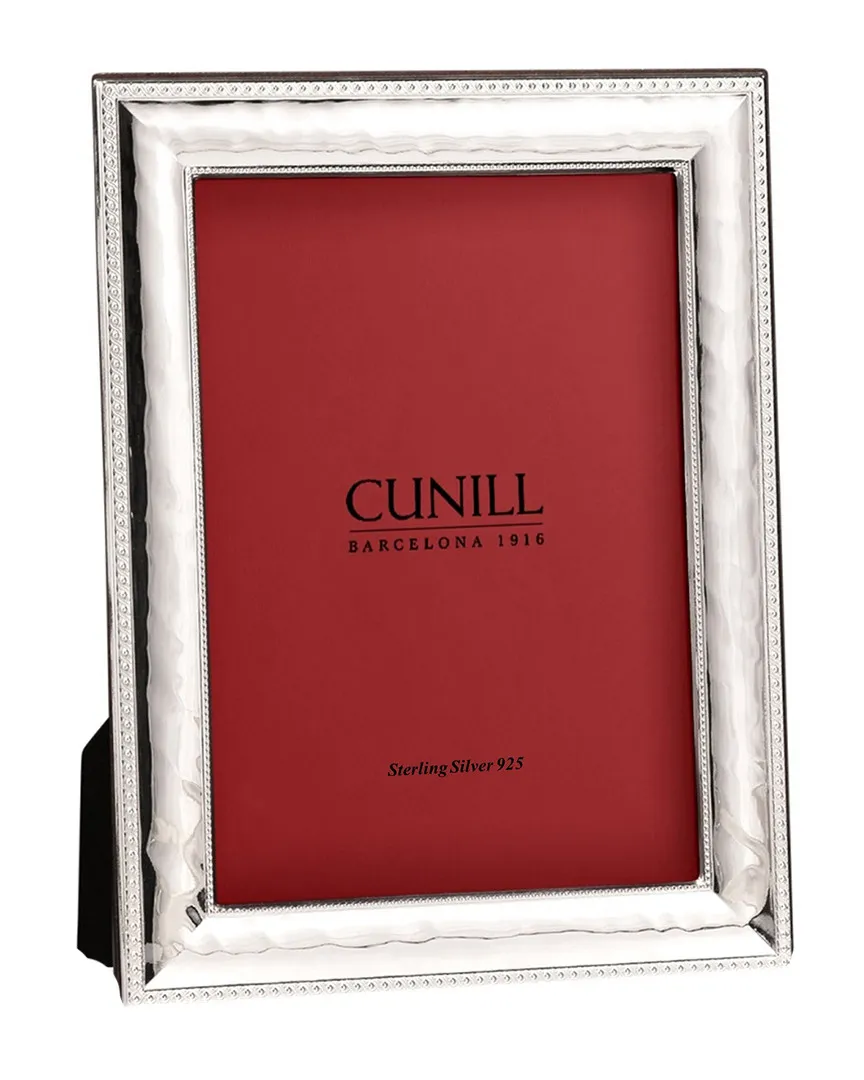 Sterling Silver Hammered Scroll 5x7 Frame image