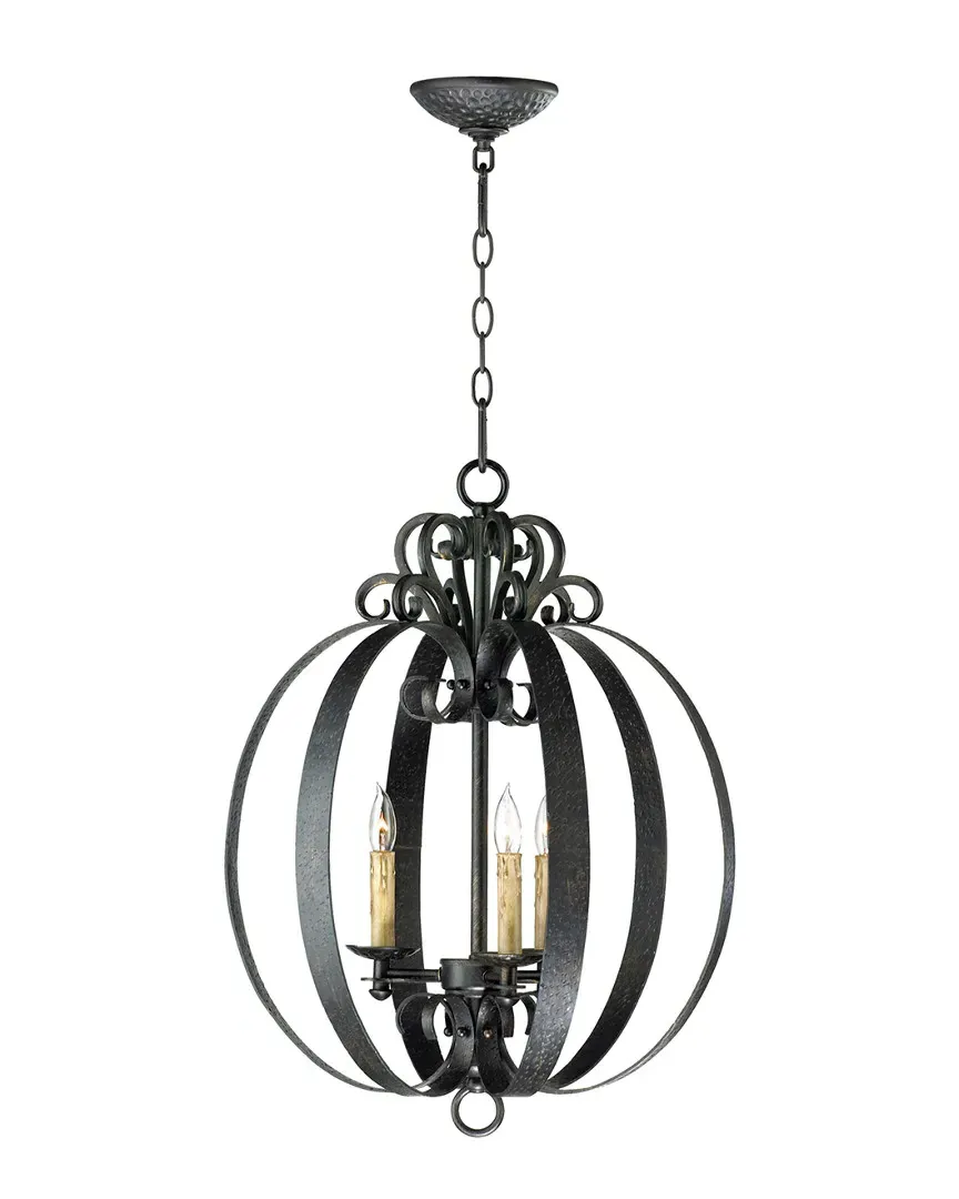 3-Light Julian Pendant - Hammered Bronze image