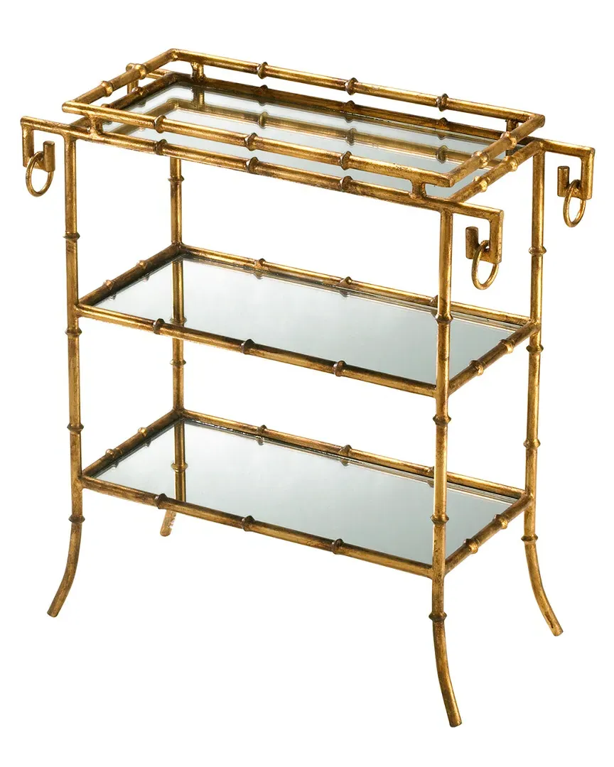 Bamboo Tray Table - Gold image