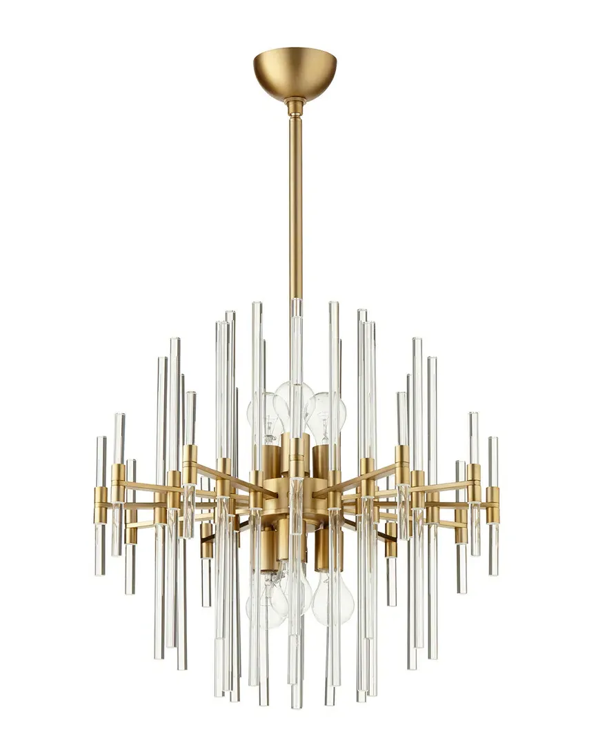 Cyan Design Small Quebec Pendant - Aged Brass image