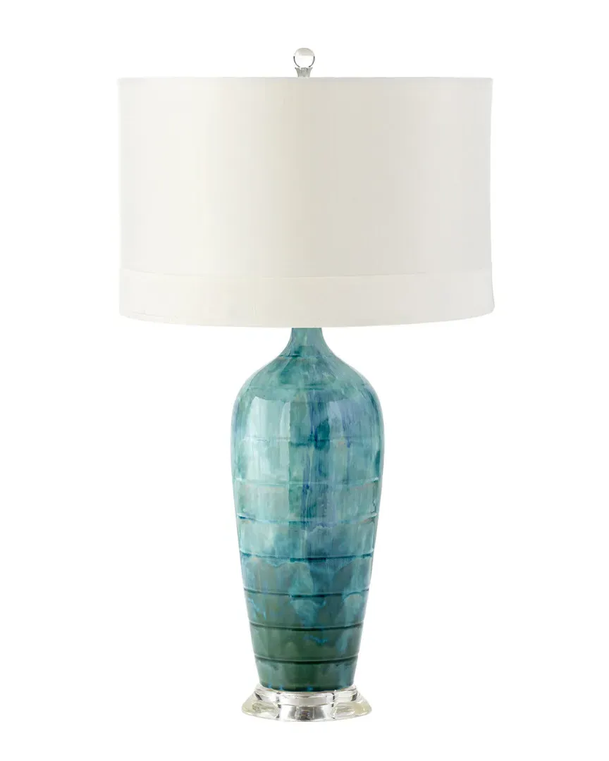 Elysia Table Lamp - Blue Glaze