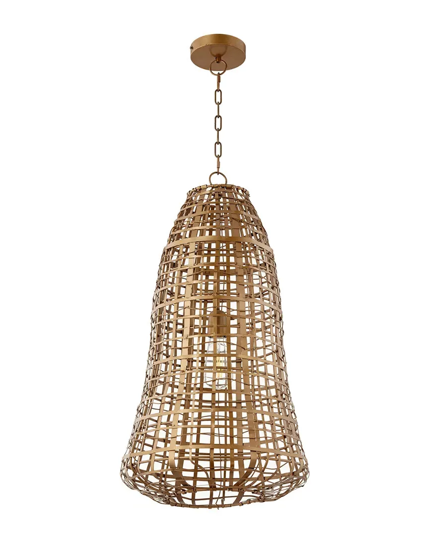 Grid Beacon Pendant Light - Gold, Brass image