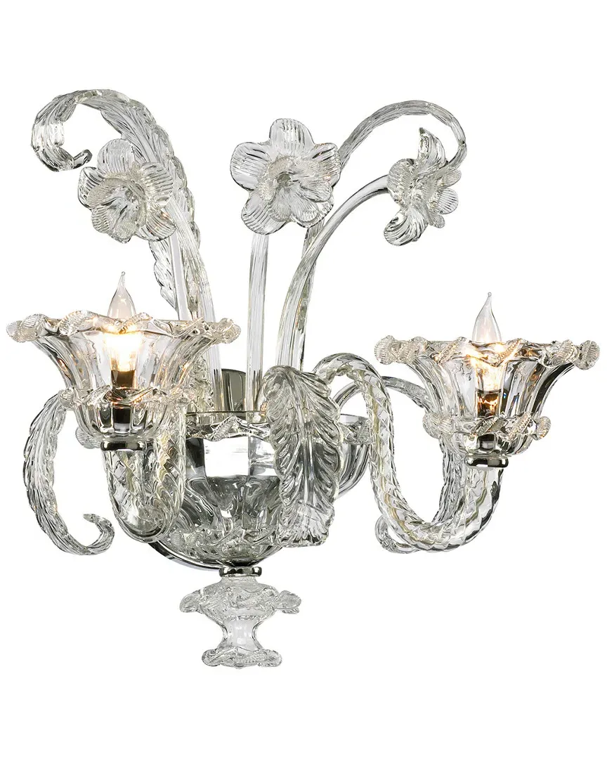 La Scala 2-Light Wall Bracket - Chrome