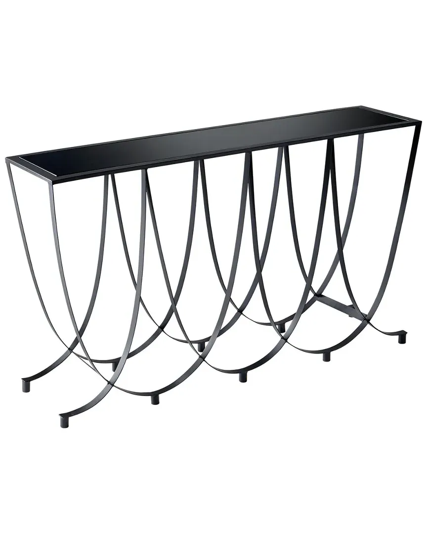 Suffolk Console Table - Black, Iron image