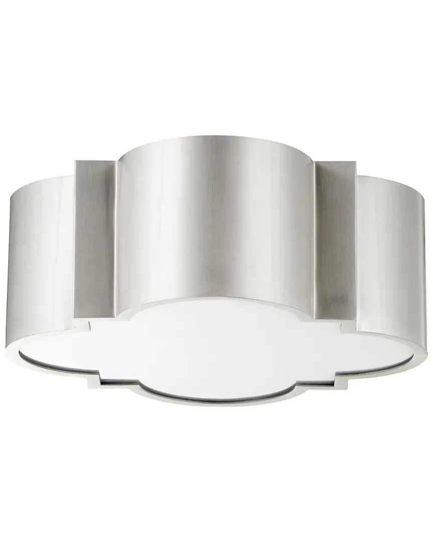 Wyatt 2-Light Ceiling Mount - Satin Nickel image