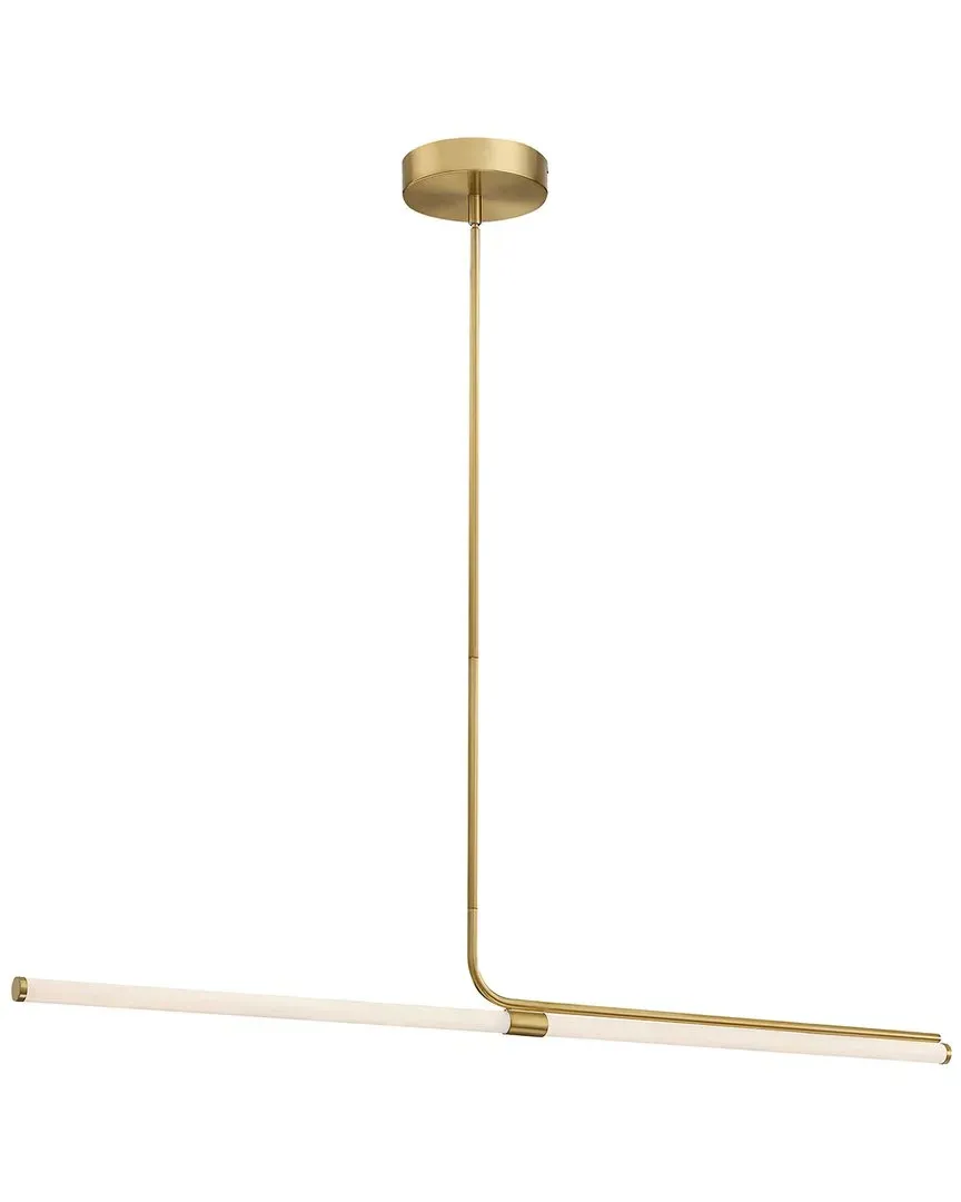 Corvette Horizontal Pendant Light - Brass, Metal