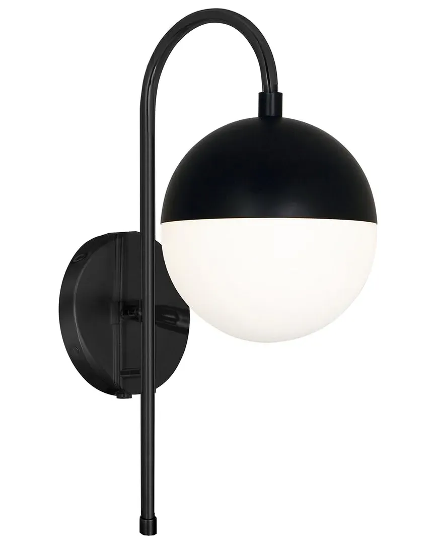 Dayana 1-Light Wall Sconce - Black, Metal