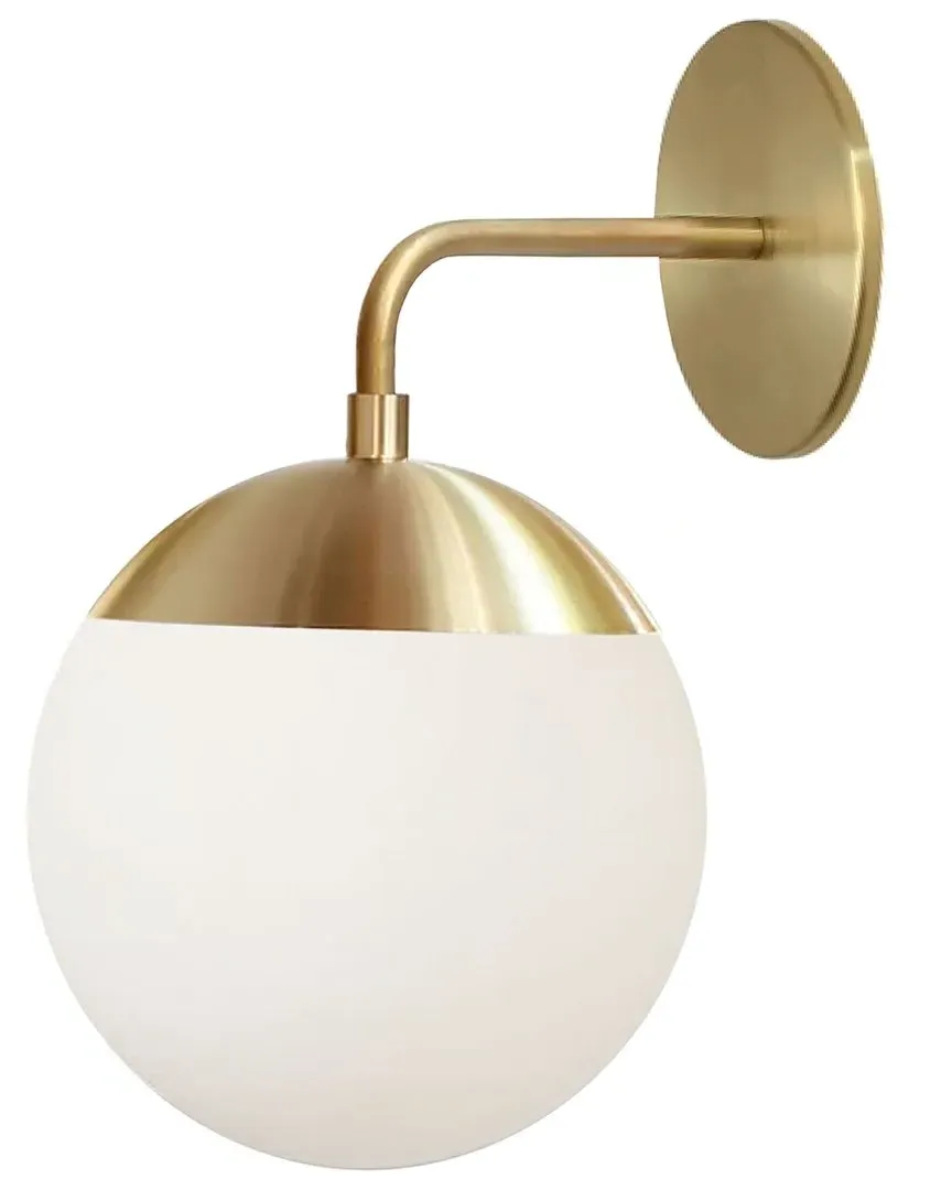 Dayana 1-Light Wall Sconce - Brass, Metal