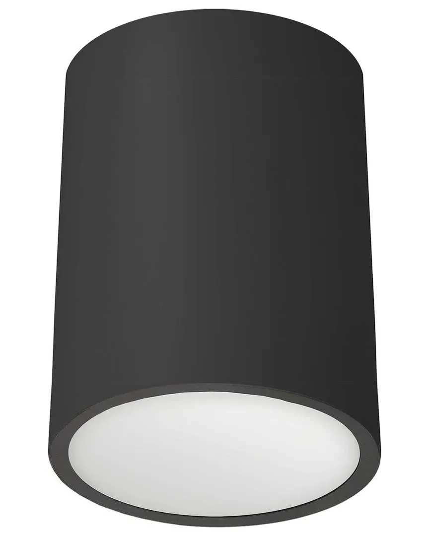 Echo Flush Mount Light - Black, Metal image