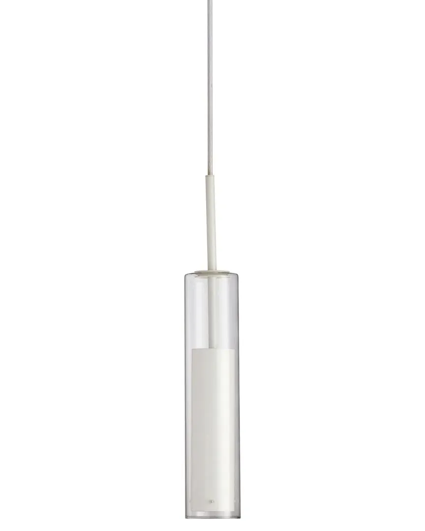 Luna LED Pendant Light - White, Metal