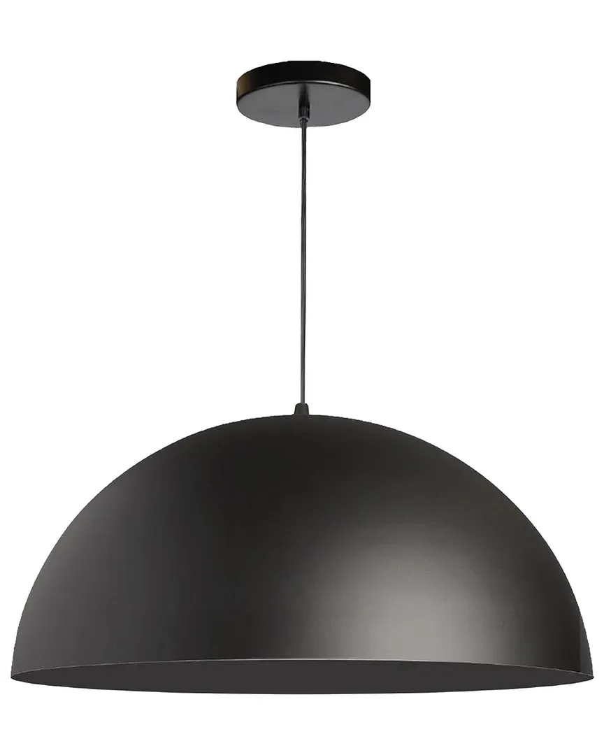 Ofelia Small 1-Light Pendant - Black, Metal