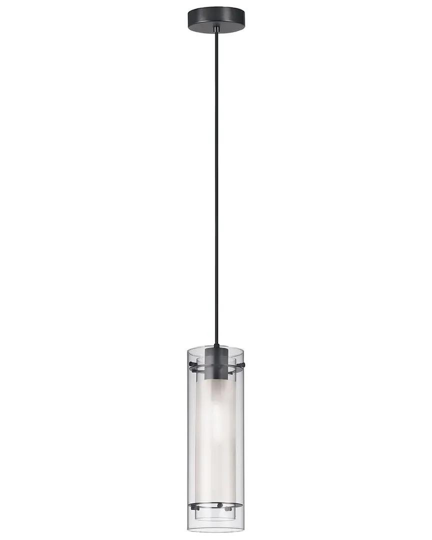 Pasha 1-Light Pendant - Black, Glass image