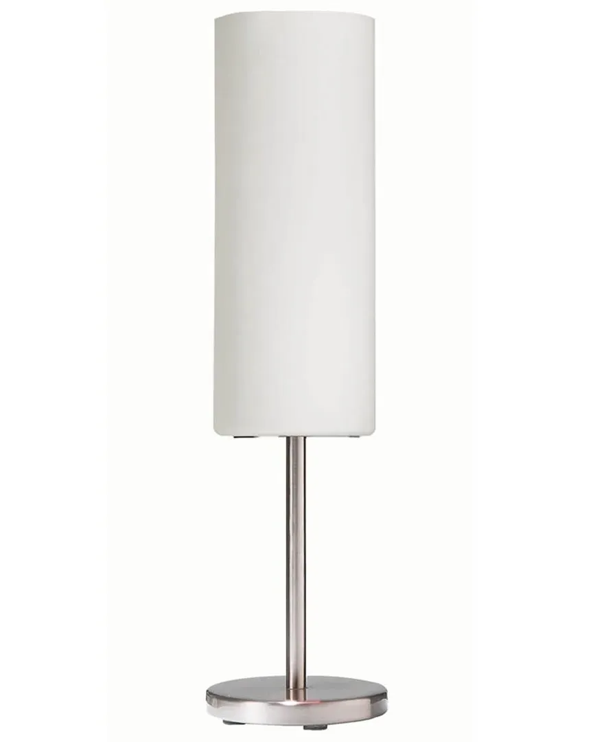 Paza 1-Light Table Lamp - White, Glass