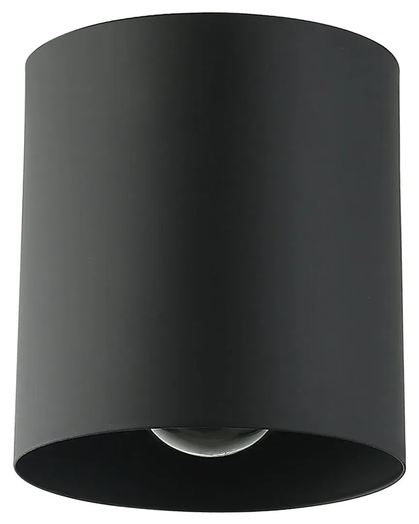 Theron 1-Light Flush Mount - Black, Metal image