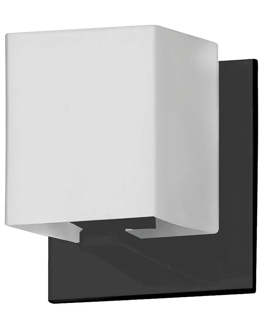 Verona 1-Light Wall Sconce - Black, Metal image