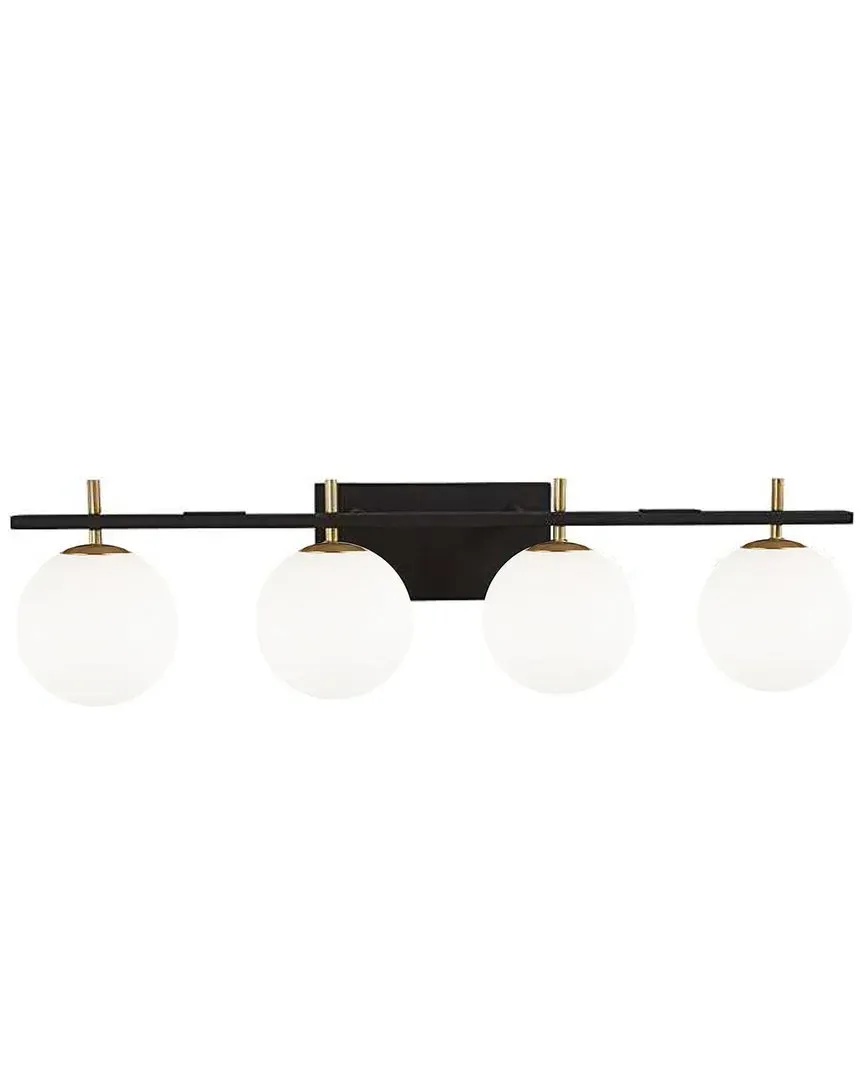 Vivaldi 4-Light Vanity Light - Black, Metal image