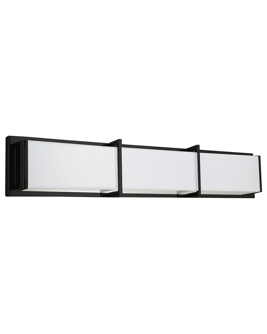 Winston Vanity Light with LED - Black, Metal