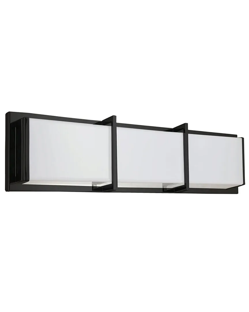 Winston Vanity Light with LED - Black, Metal image
