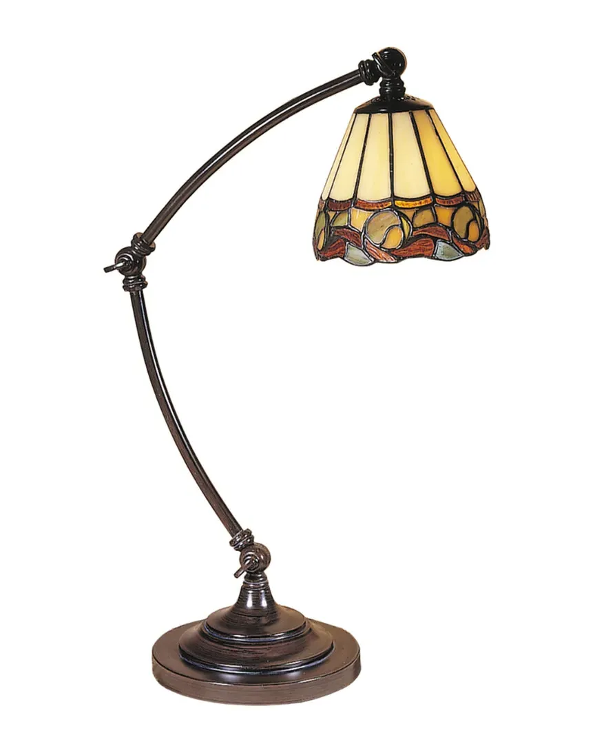 Ainsley Desk Lamp - Multi, Art Glass image