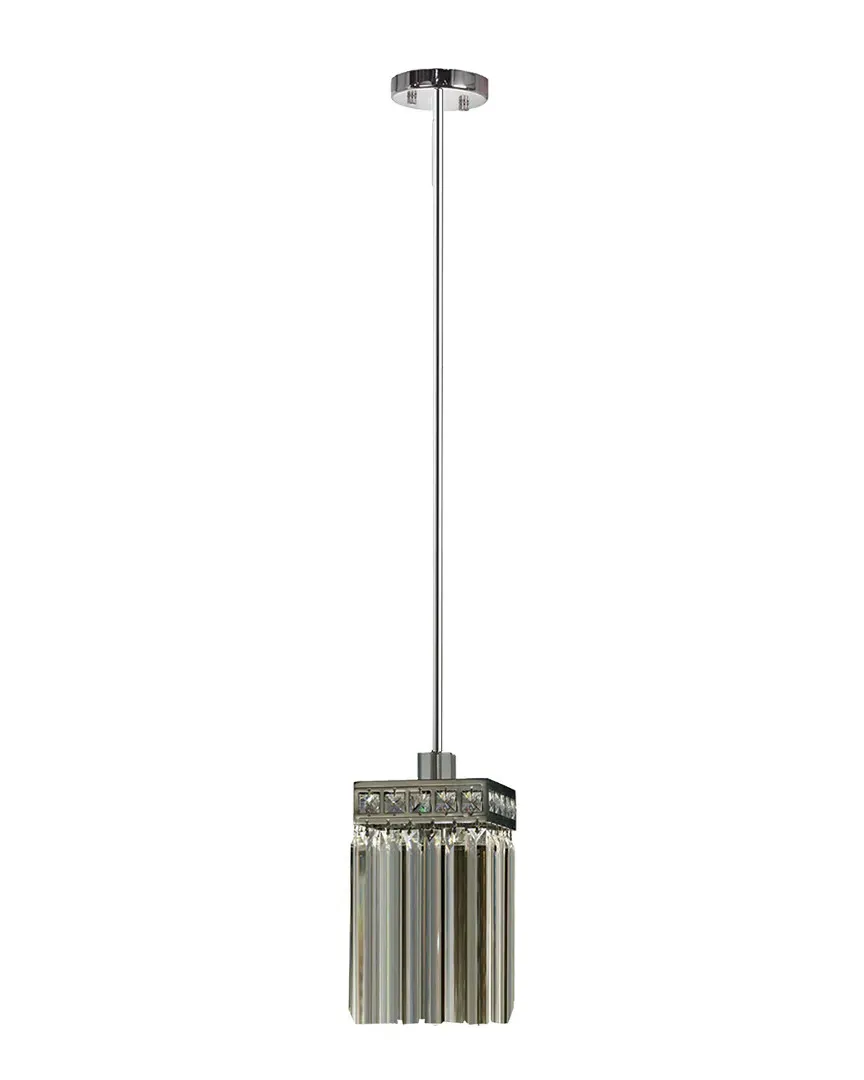 Bradford Crystal Pendant Light - Chrome, Crystal image