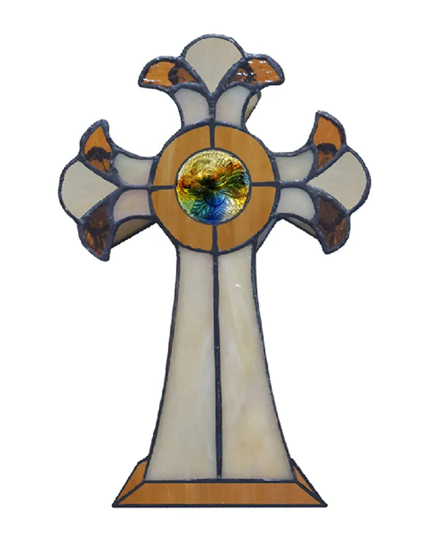 Cross Accent Table Lamp - Multi