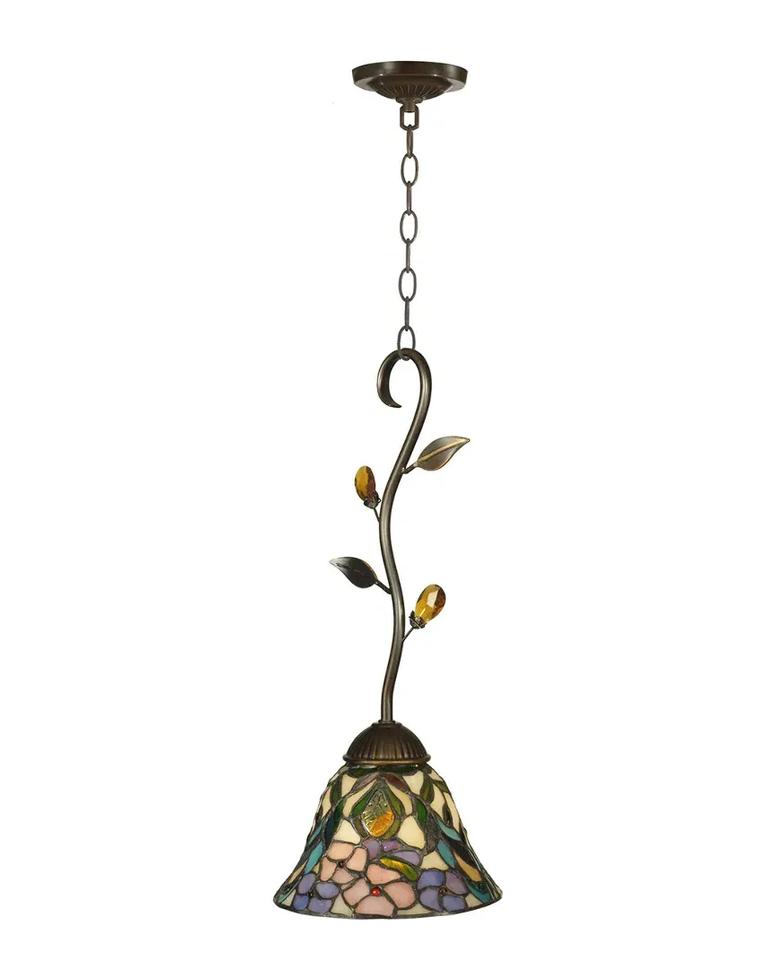 Crystal Peony Hanging Fixture - Multi image