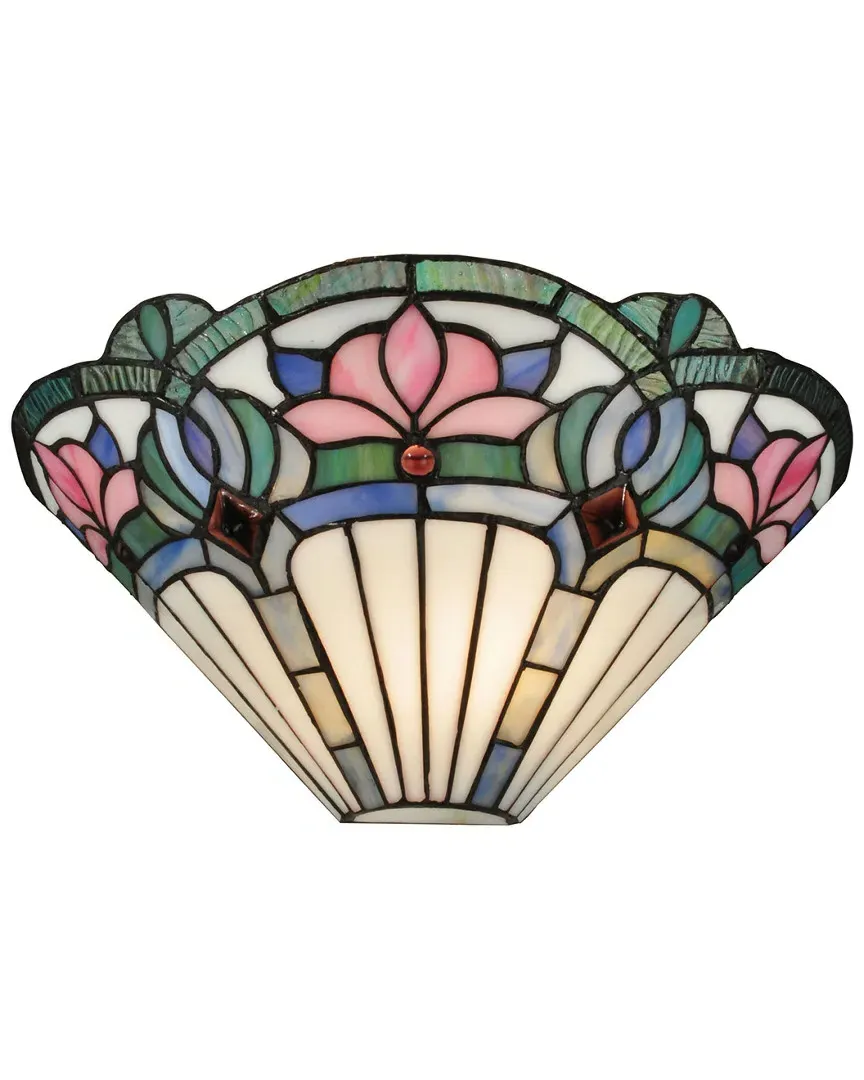 Dale Tiffany Windham Wall Sconce - Multi, Art Glass image