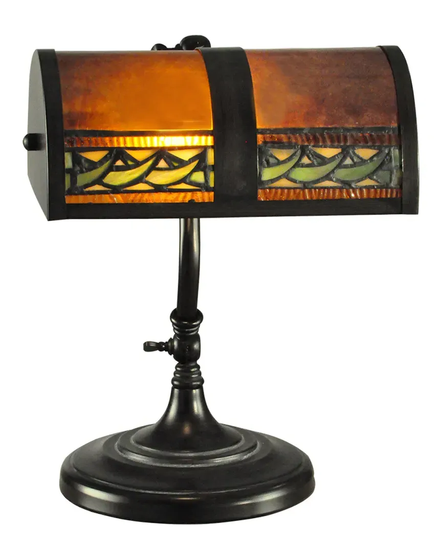 Egyptian Mica Desk Lamp - Amber image