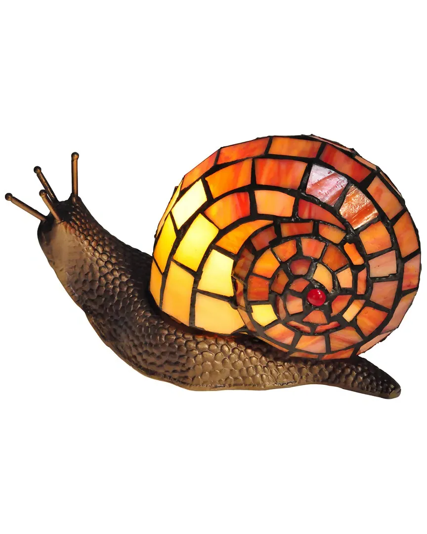 Snail Accent Table Lamp - Amber