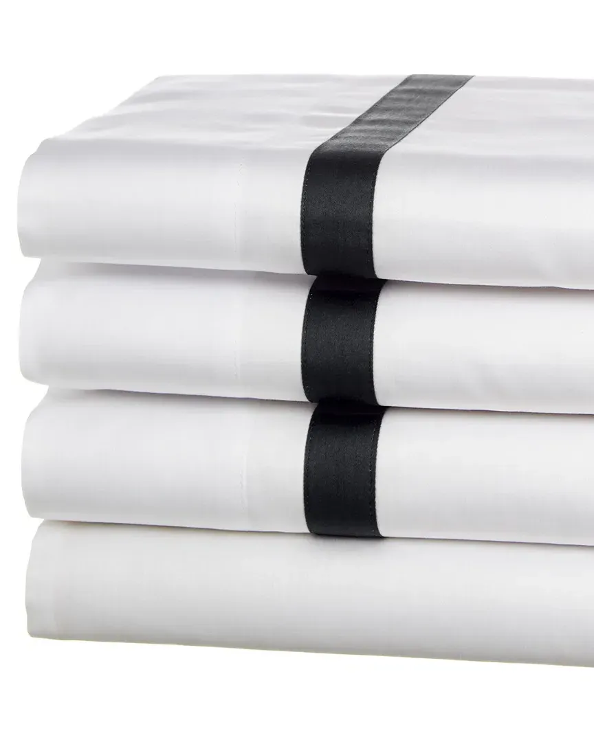 Carlo Insert Sheet Set - White/Black, Sateen image