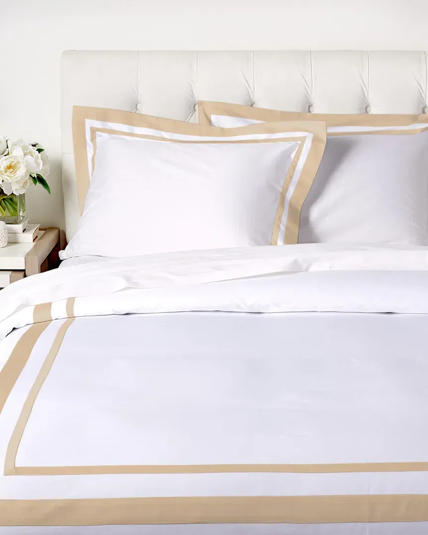 Marta Double Insert Duvet Set - White and Gold