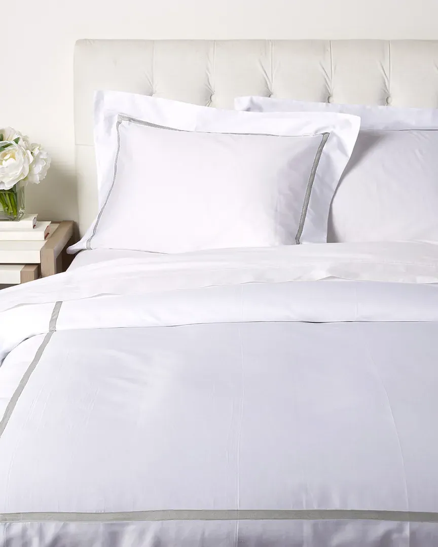 Nora Duvet Set - White, Sateen image
