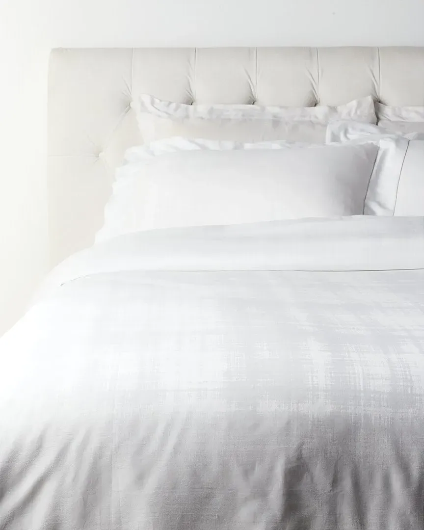 Sinfonia Toscana Jacquard King Duvet Set - White, Cotton image