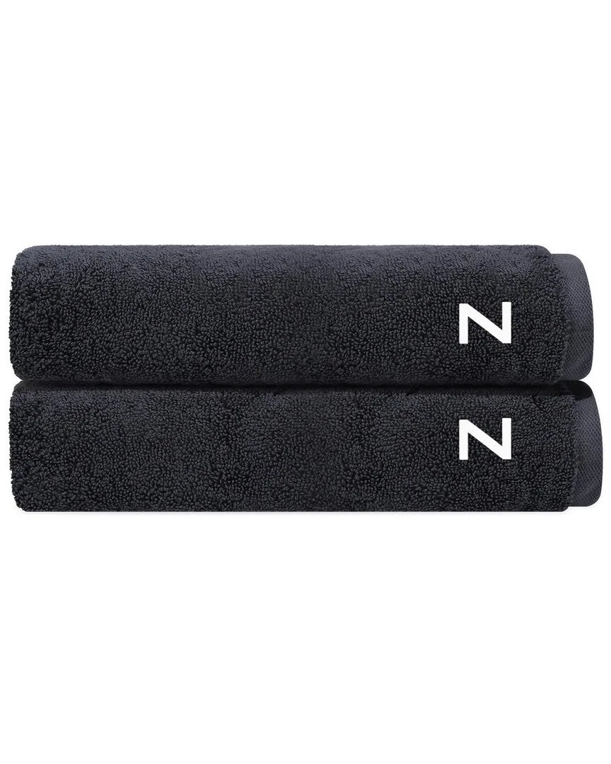 Puresoft Set of 2 Turkish Bath Sheets - Anthracite, Cotton image