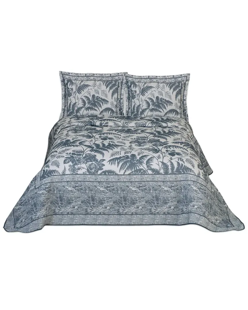 Veranova Home Palm City Bedspread Set - Grey, Cotton