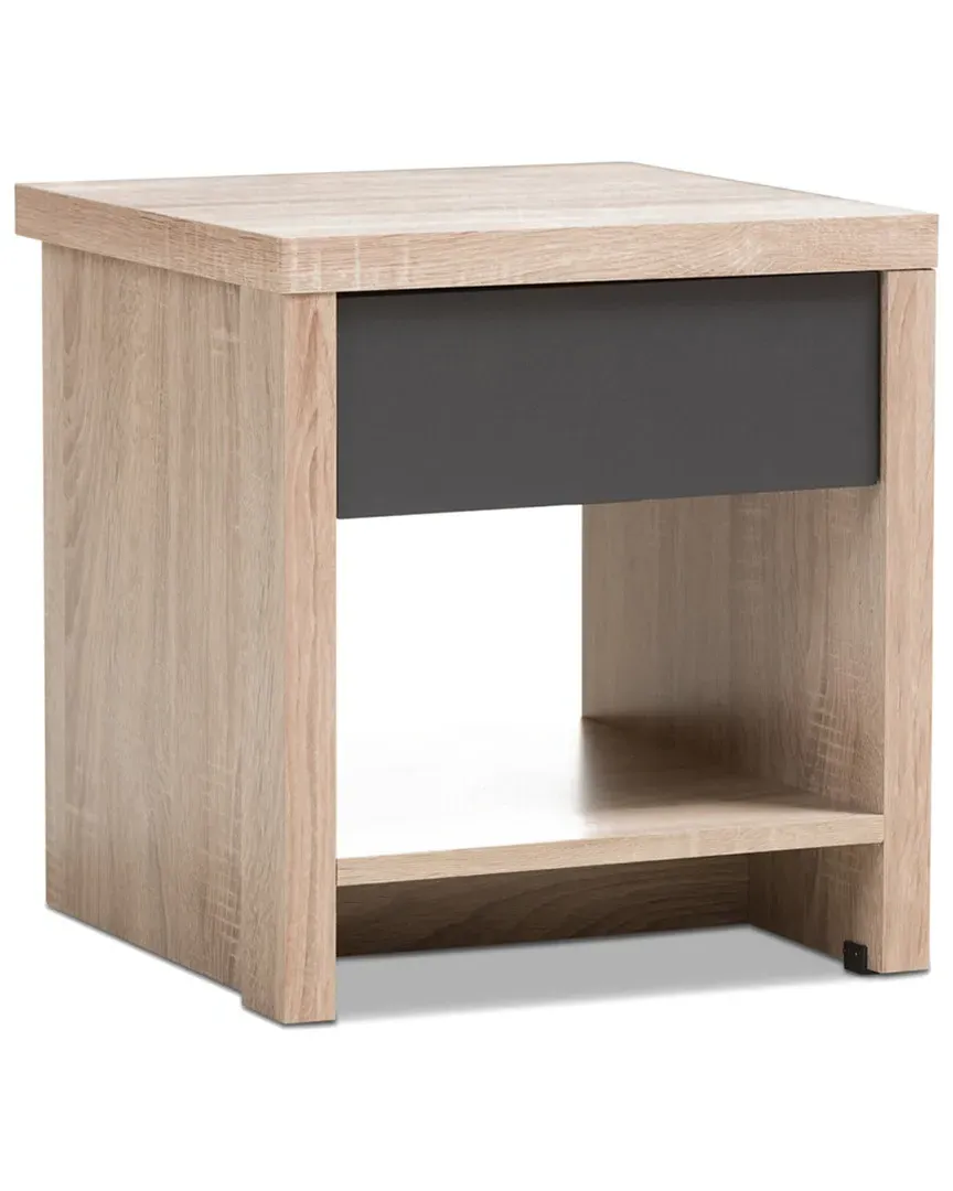 Jamie Nightstand with Drawer - Light Brown image