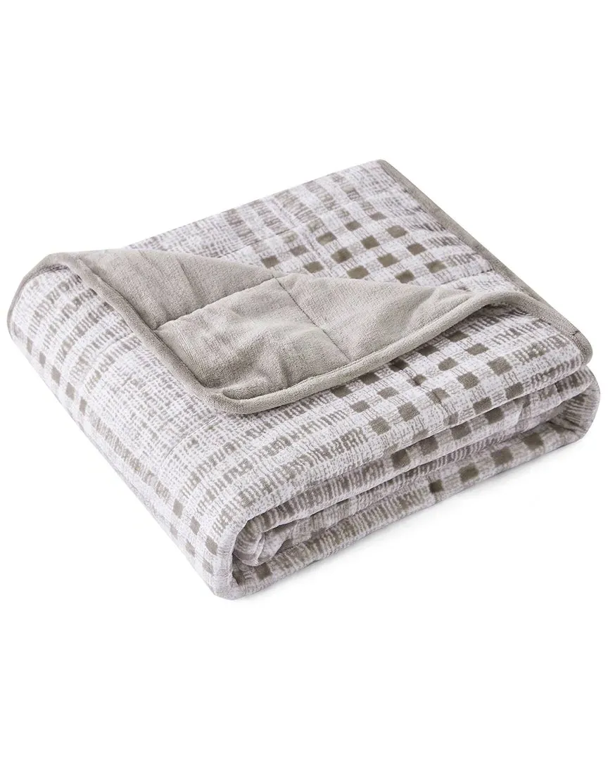 Velvet Weighted Throw Blanket - Beige image